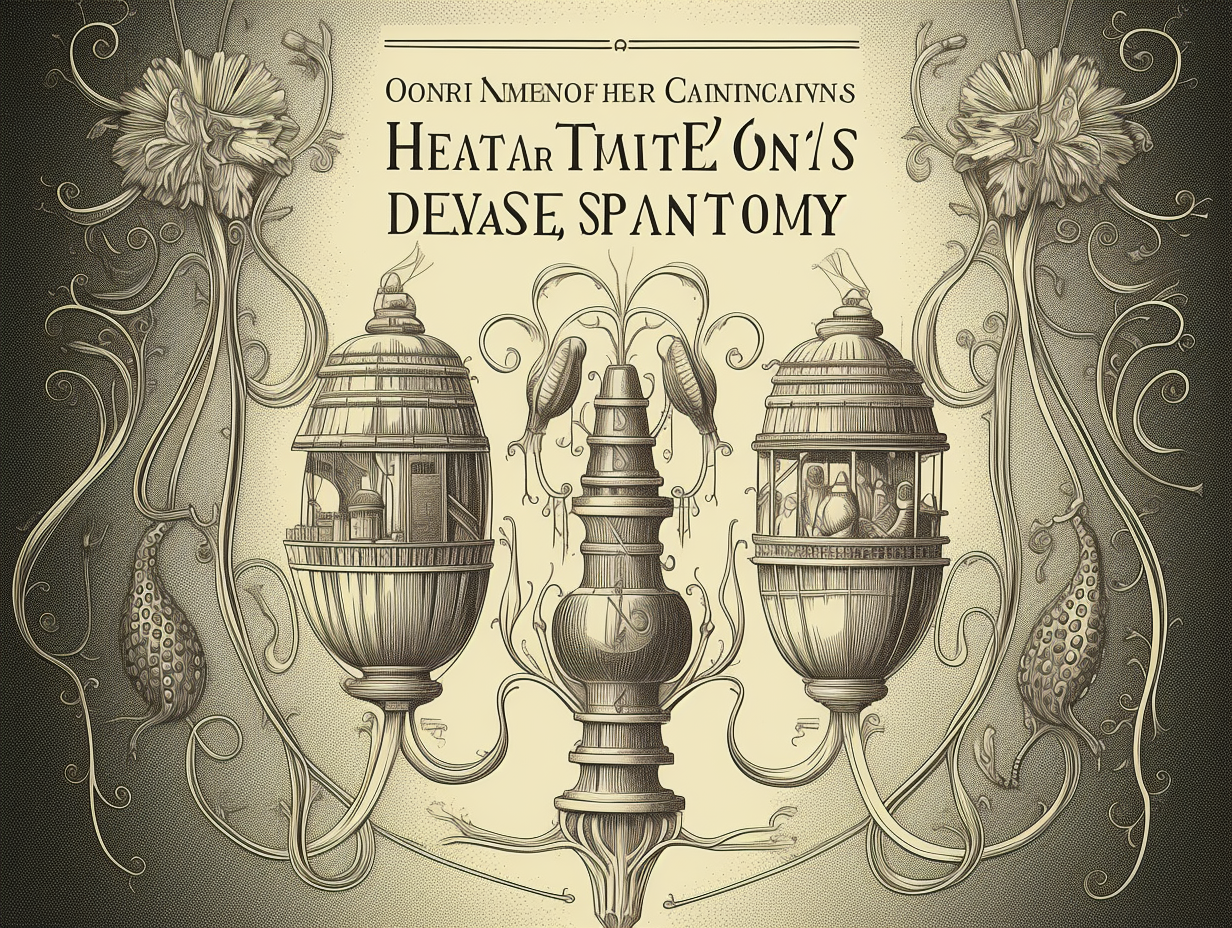 Diseases of the genitourinary system digital illustration