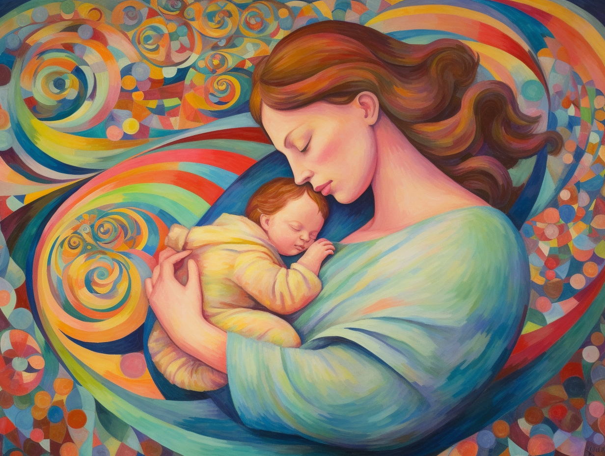 Pregnancy, childbirth and the puerperium digital illustration