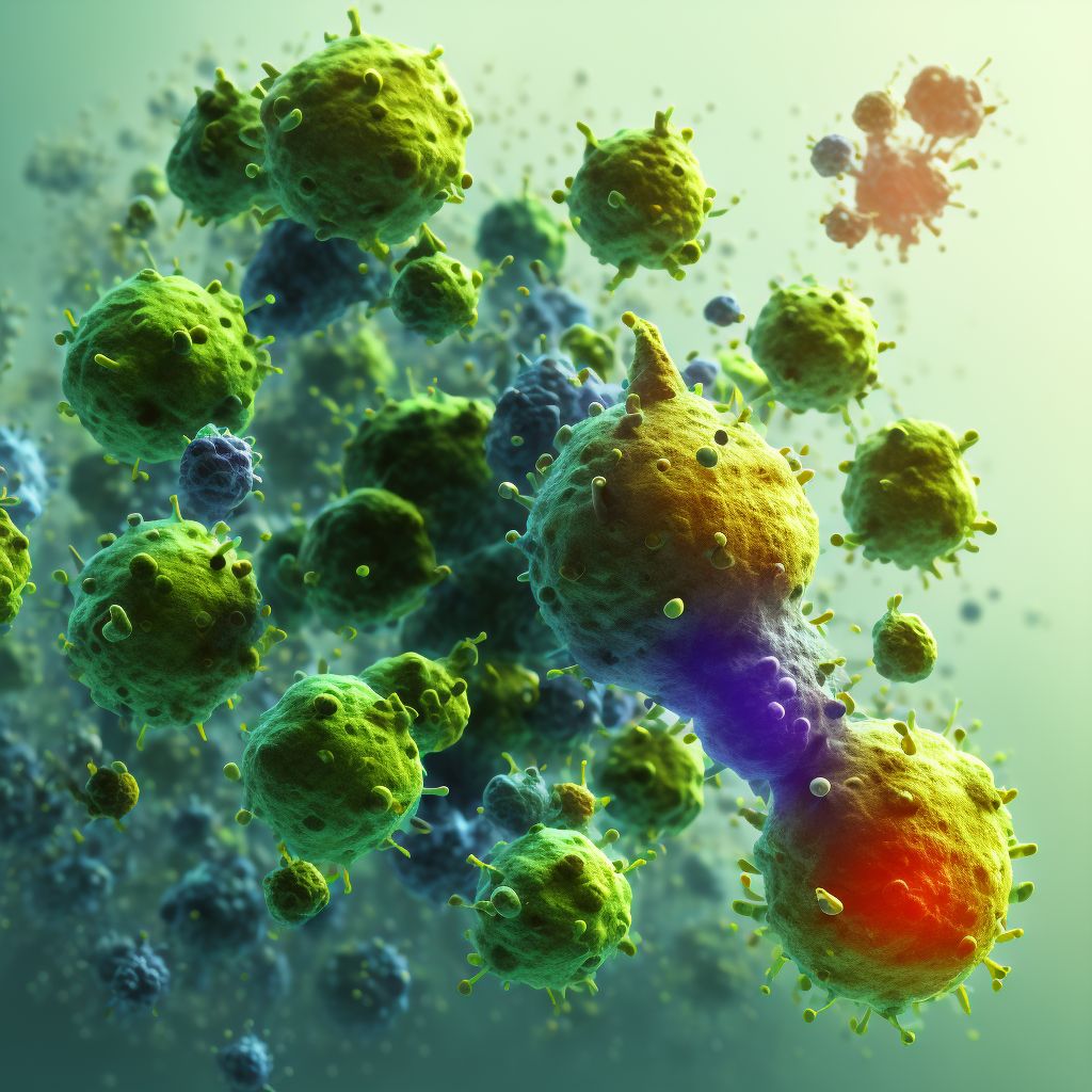 Unspecified sexually transmitted disease digital illustration