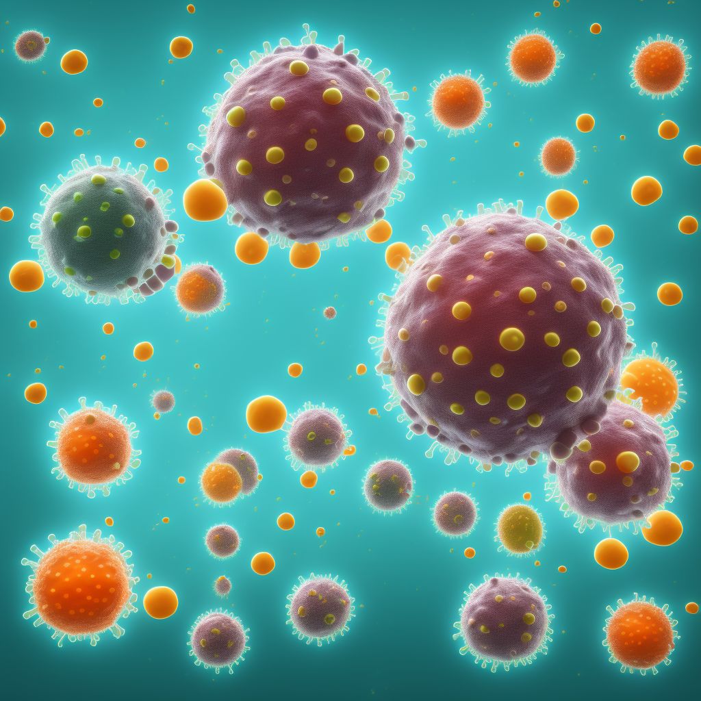 Spotted fever, unspecified digital illustration