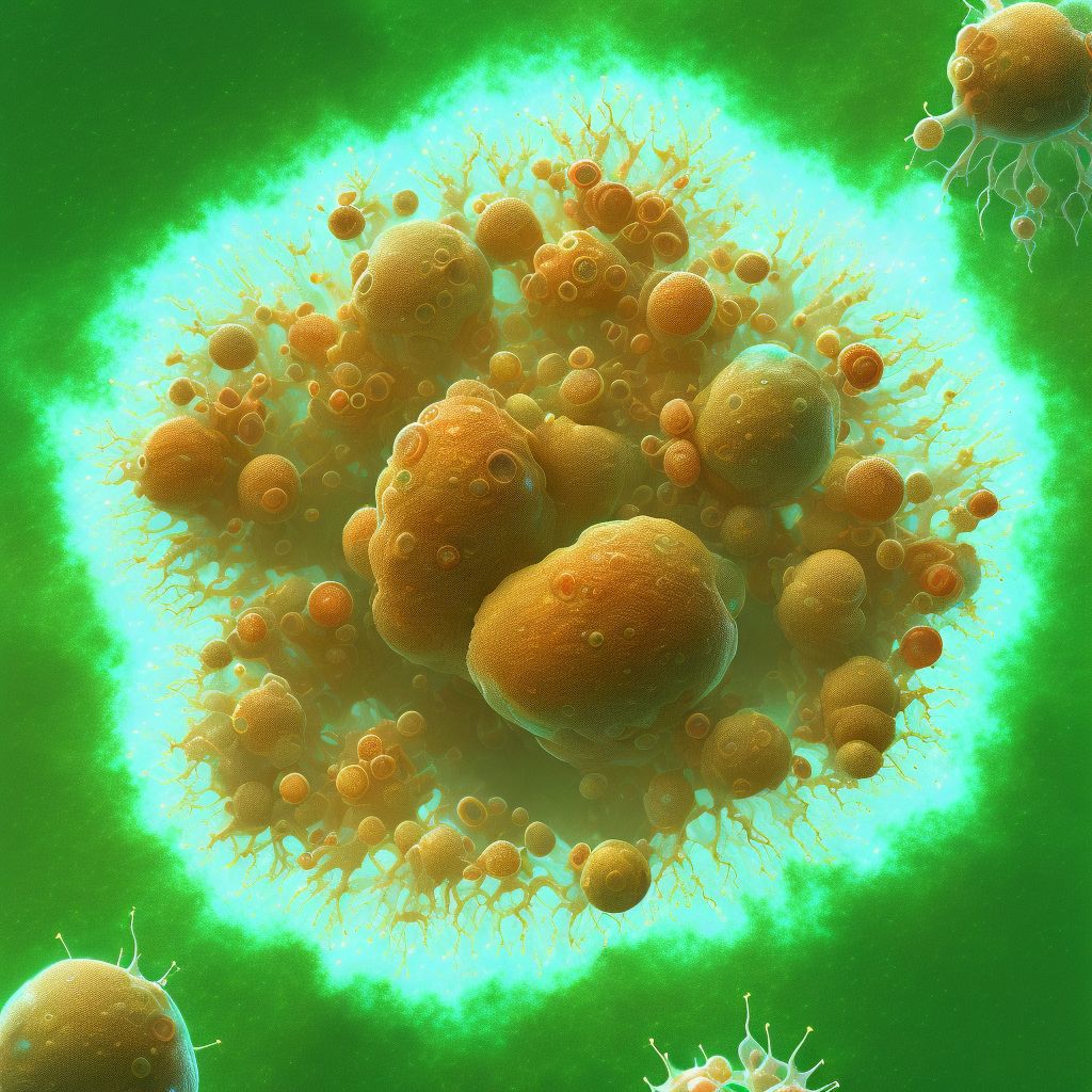 Molluscum contagiosum digital illustration