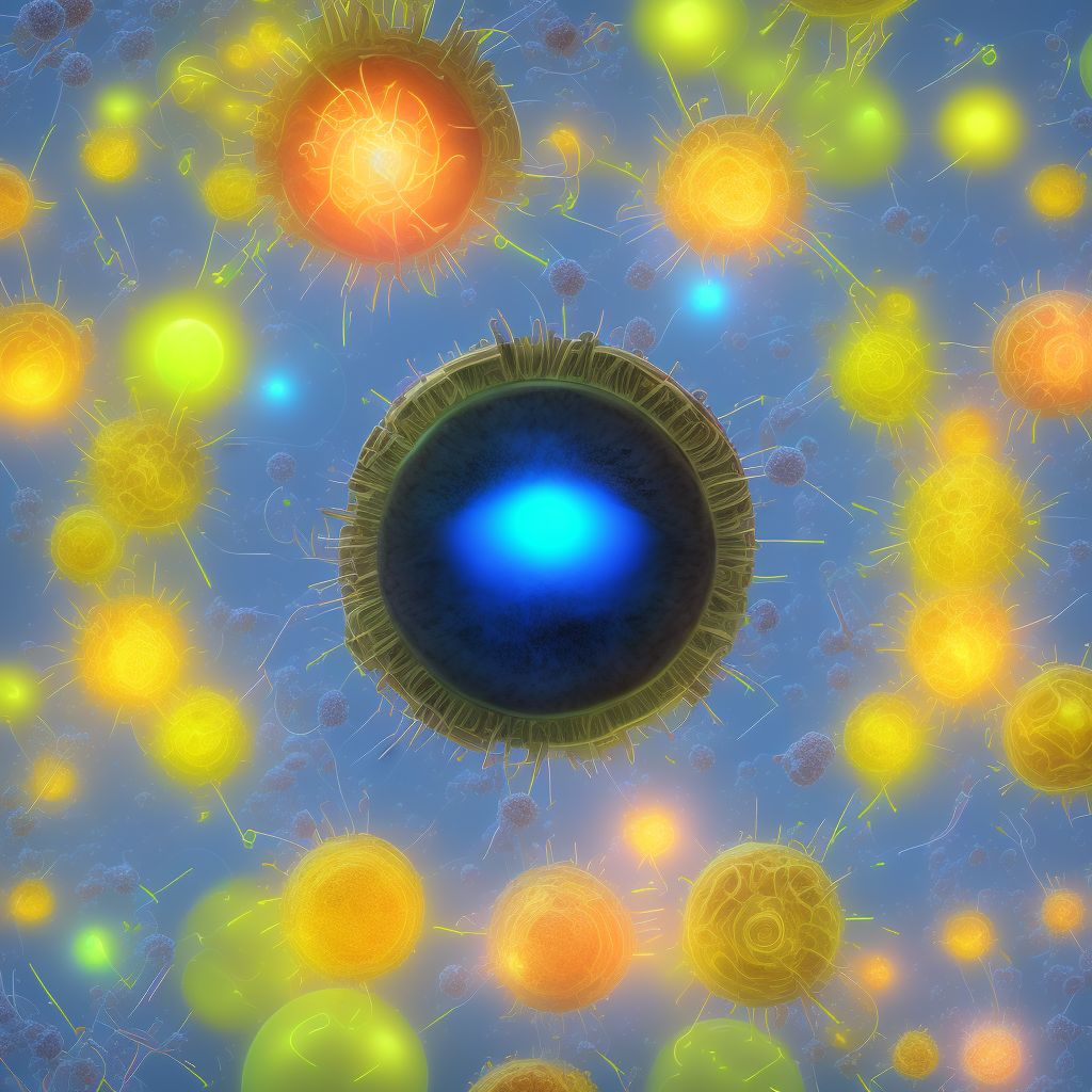 Type 2 diabetes mellitus with mild nonproliferative diabetic retinopathy with macular edema digital illustration