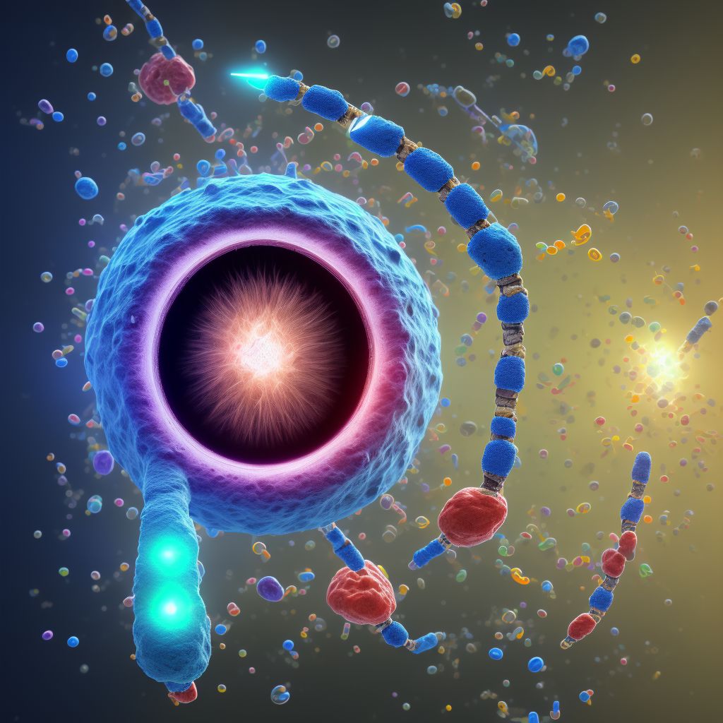 Type 2 diabetes mellitus with other diabetic ophthalmic complication digital illustration