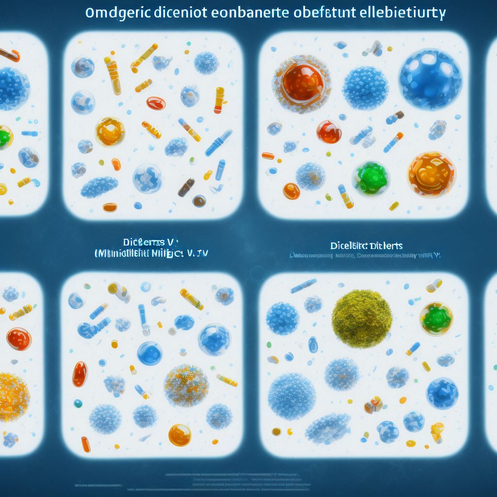 Other specified diabetes mellitus with other diabetic ophthalmic complication digital illustration