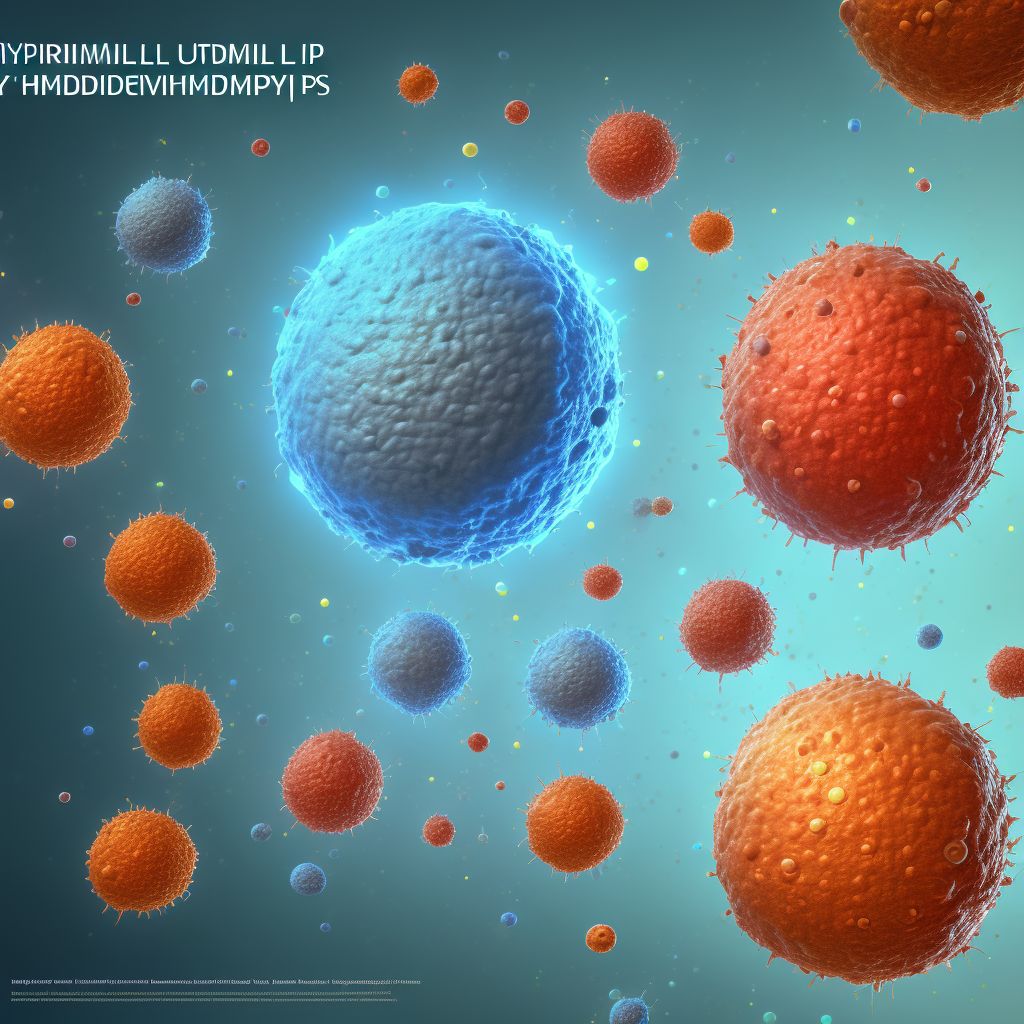 Hyperlipidemia, unspecified digital illustration