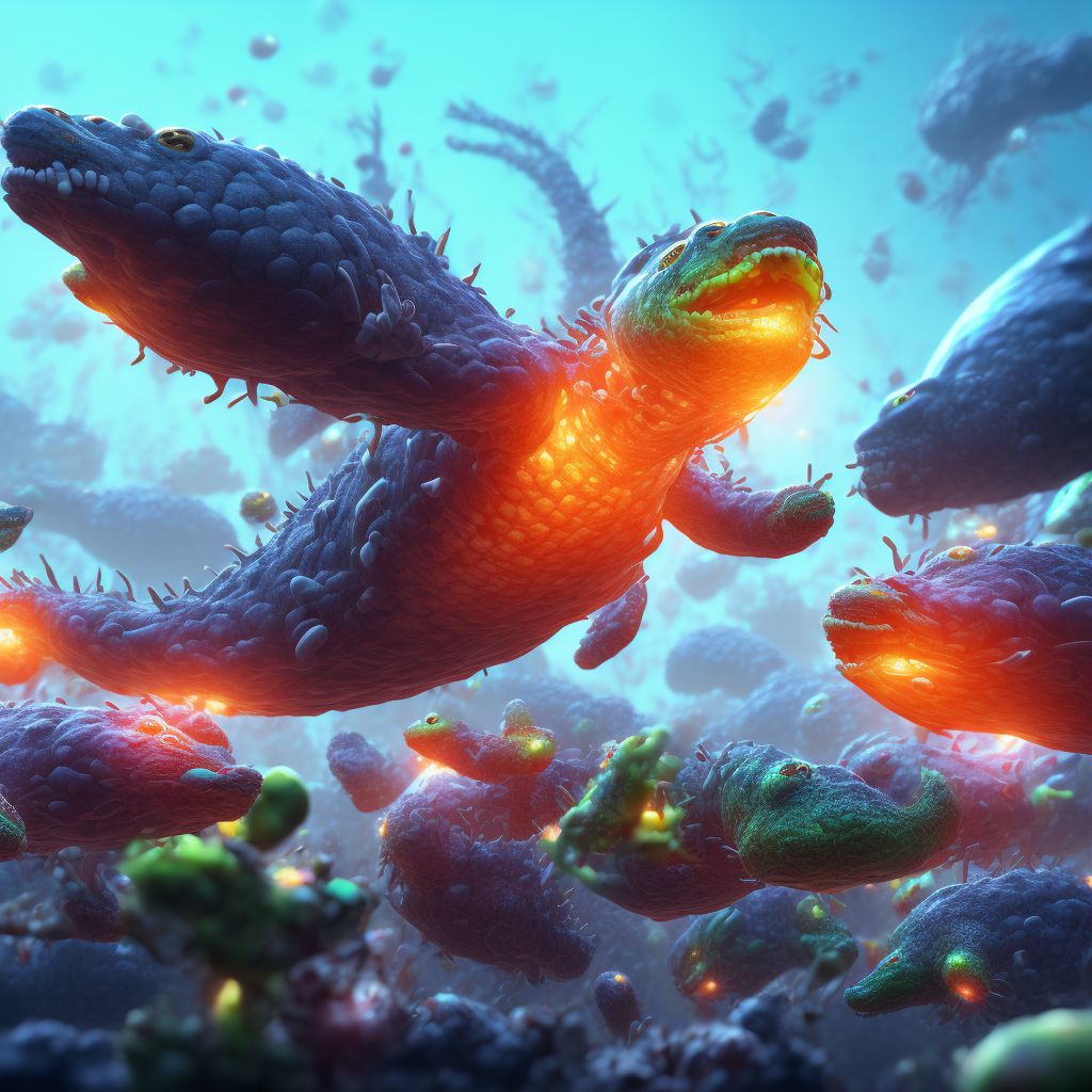Lipoprotein deficiency digital illustration