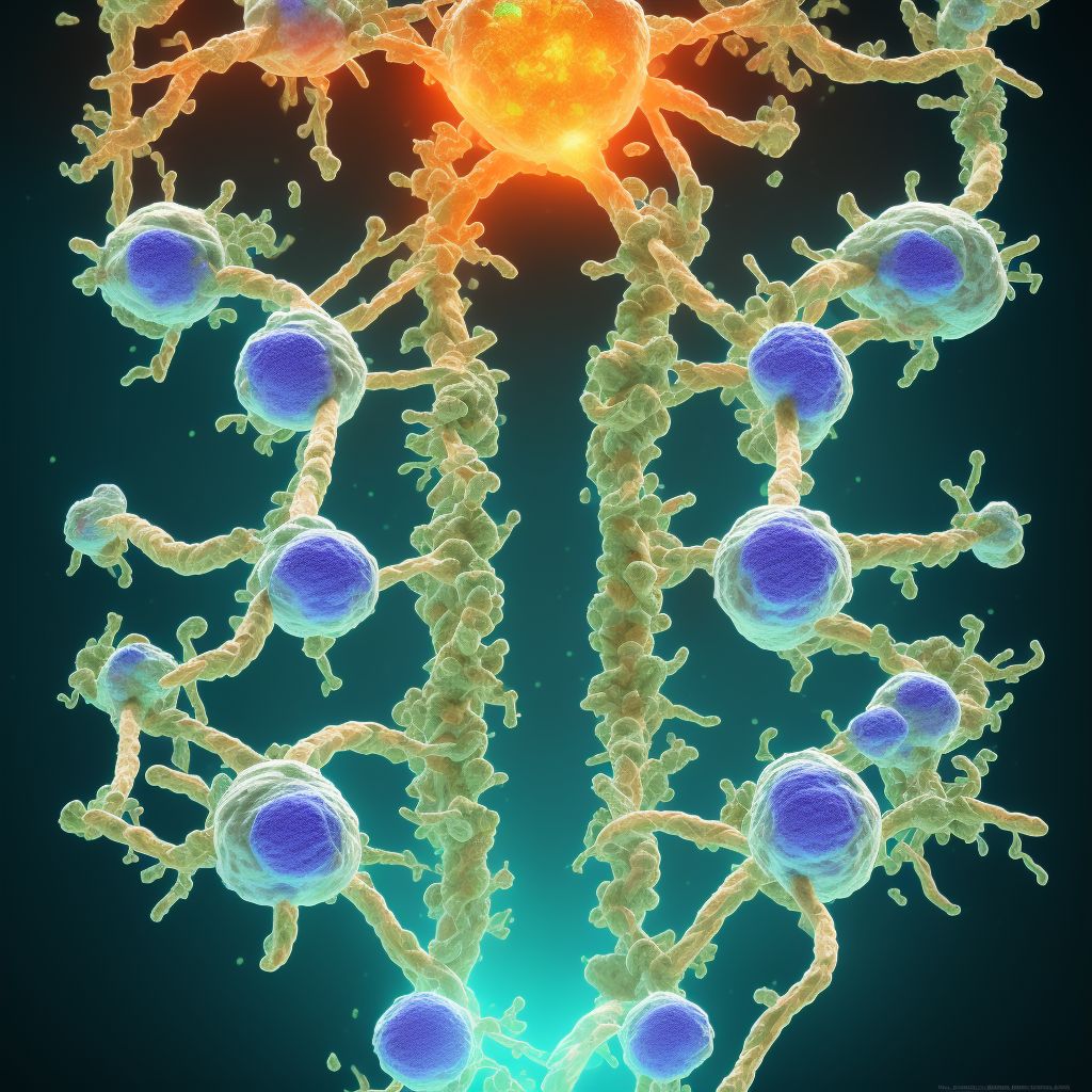 Genetic torsion dystonia digital illustration