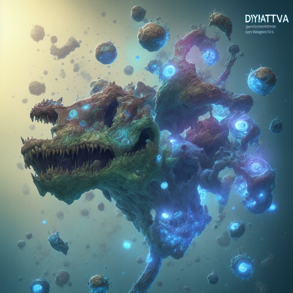 Dystonia, unspecified digital illustration