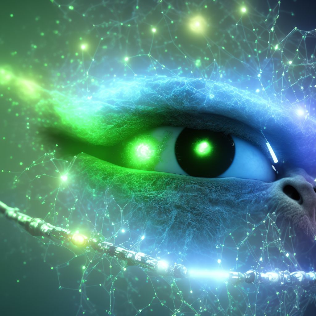 Other optic neuritis digital illustration
