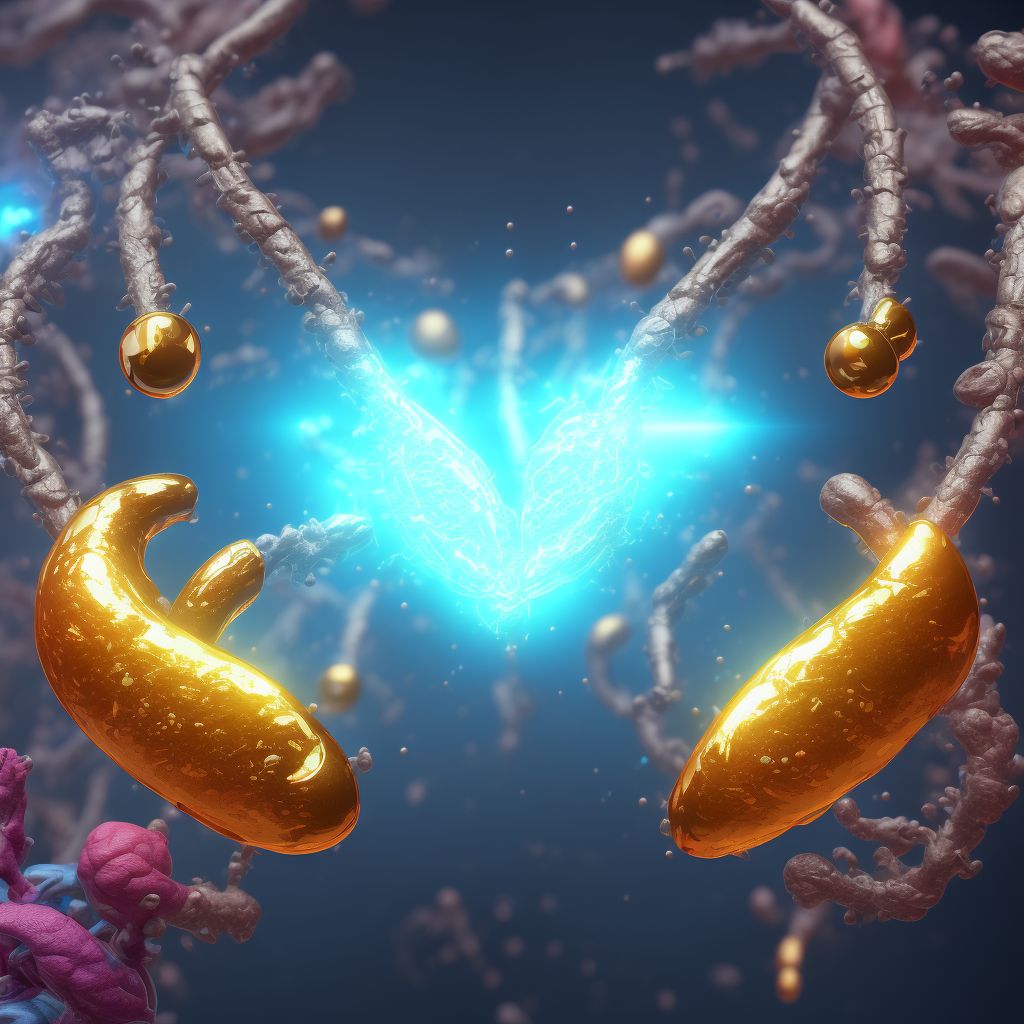 Ischemic cardiomyopathy digital illustration