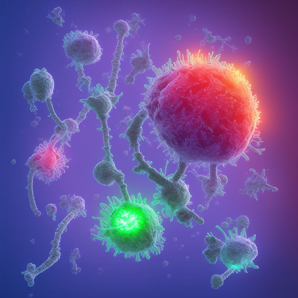 Other juvenile arthritis, other specified site digital illustration