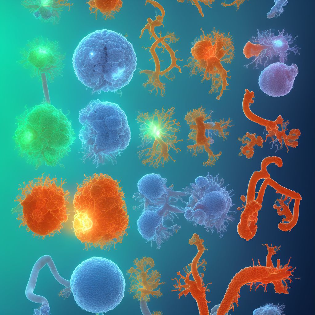 Other specified congenital malformations of male genital organs digital illustration