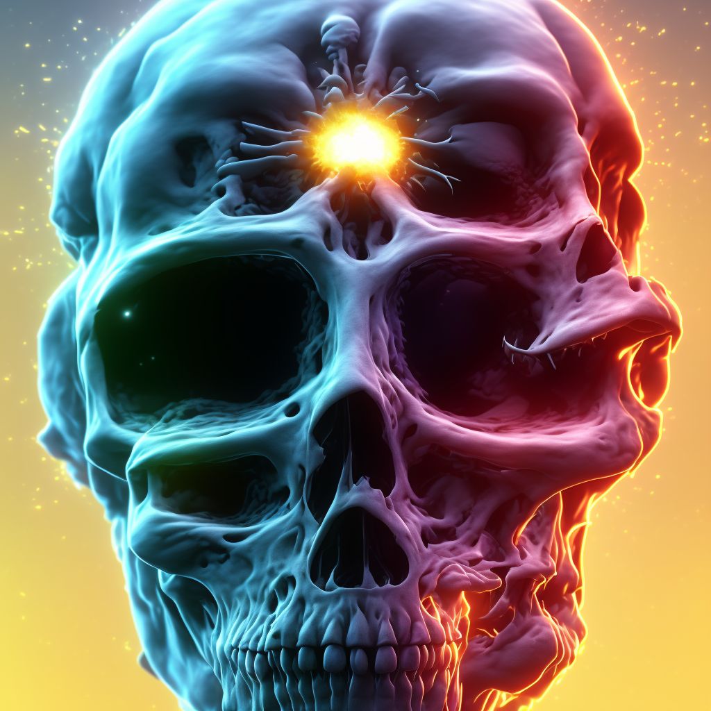 Headache digital illustration