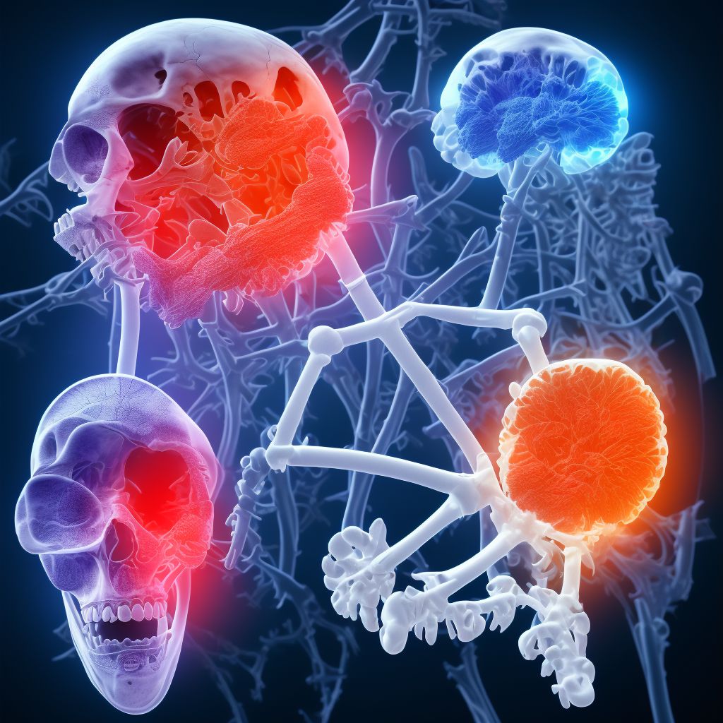 Abnormal findings on diagnostic imaging of other parts of musculoskeletal system digital illustration