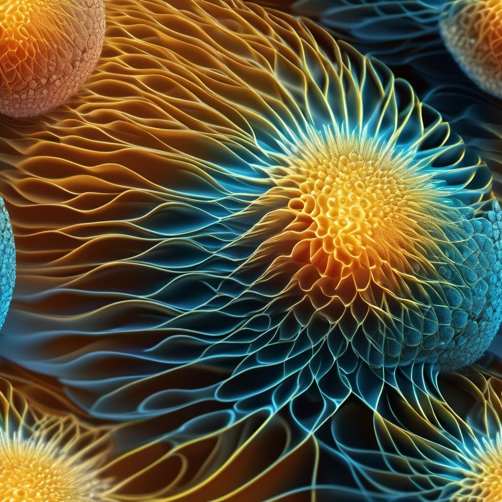 Blister (nonthermal) of scalp digital illustration