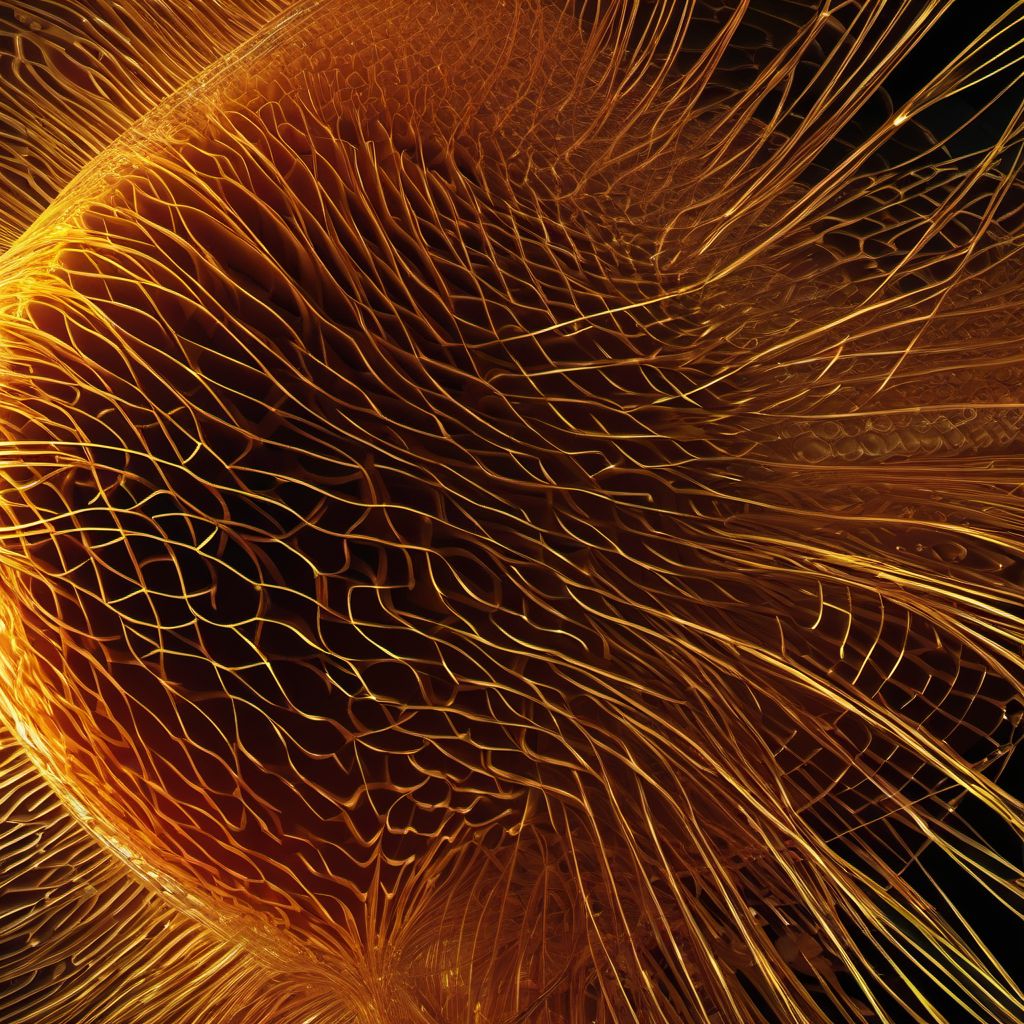 External constriction of part of scalp digital illustration