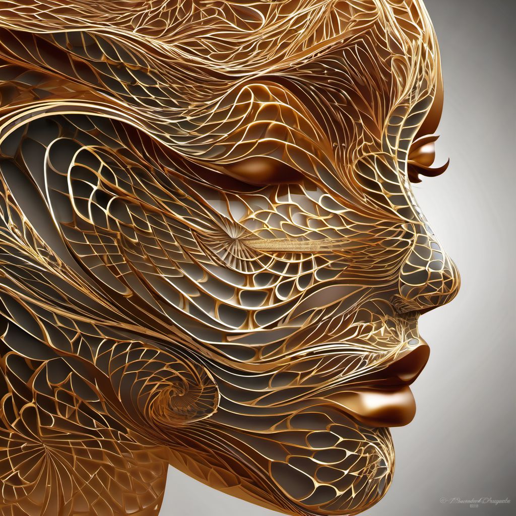 External constriction of nose digital illustration