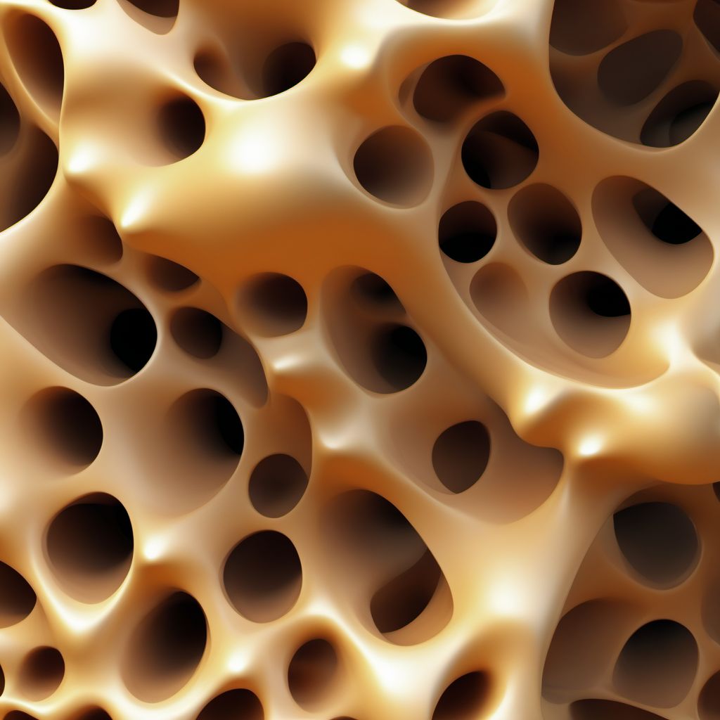 Anterior displaced Type II dens fracture digital illustration