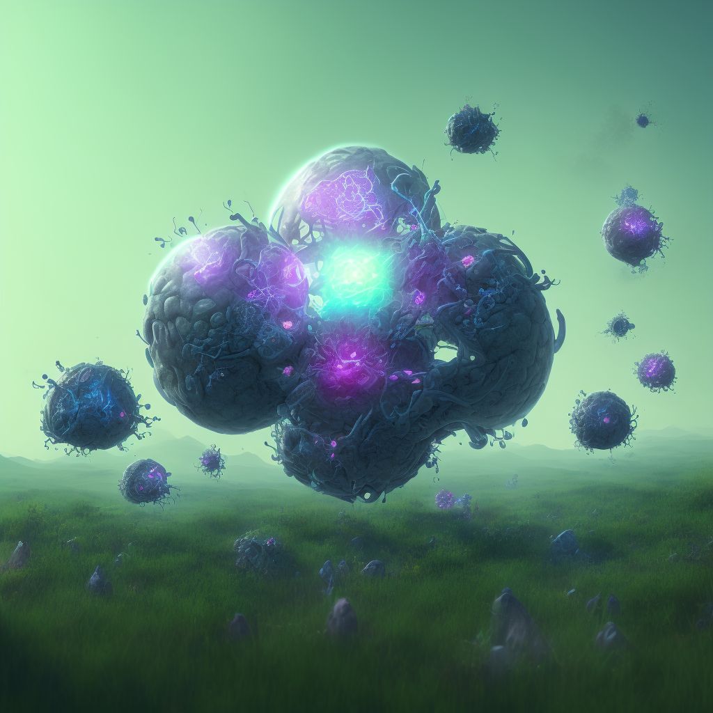 Alzheimer's disease, unspecified digital illustration