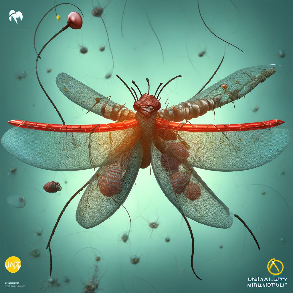 Unspecified malaria digital illustration