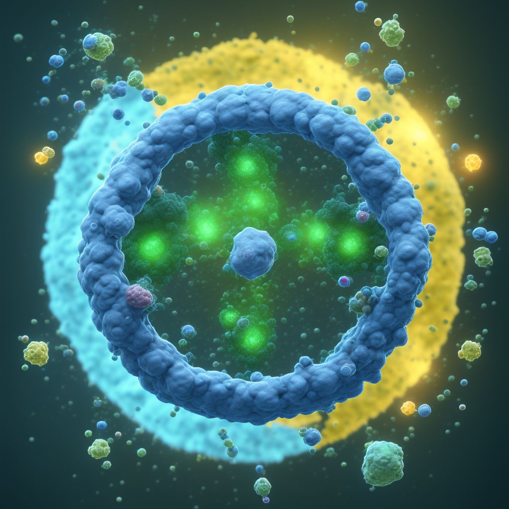 Isosporiasis digital illustration