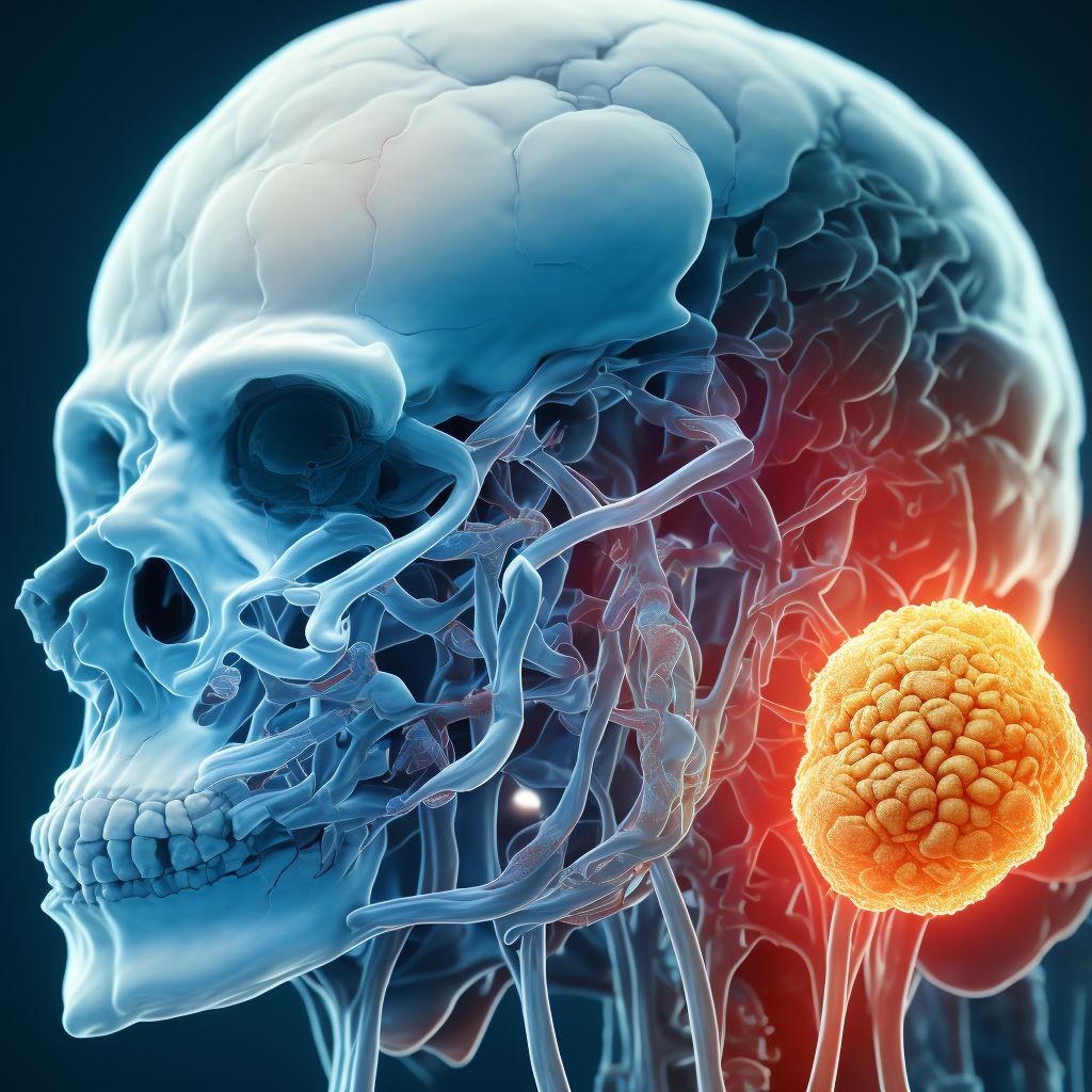 Tuberculous meningitis digital illustration