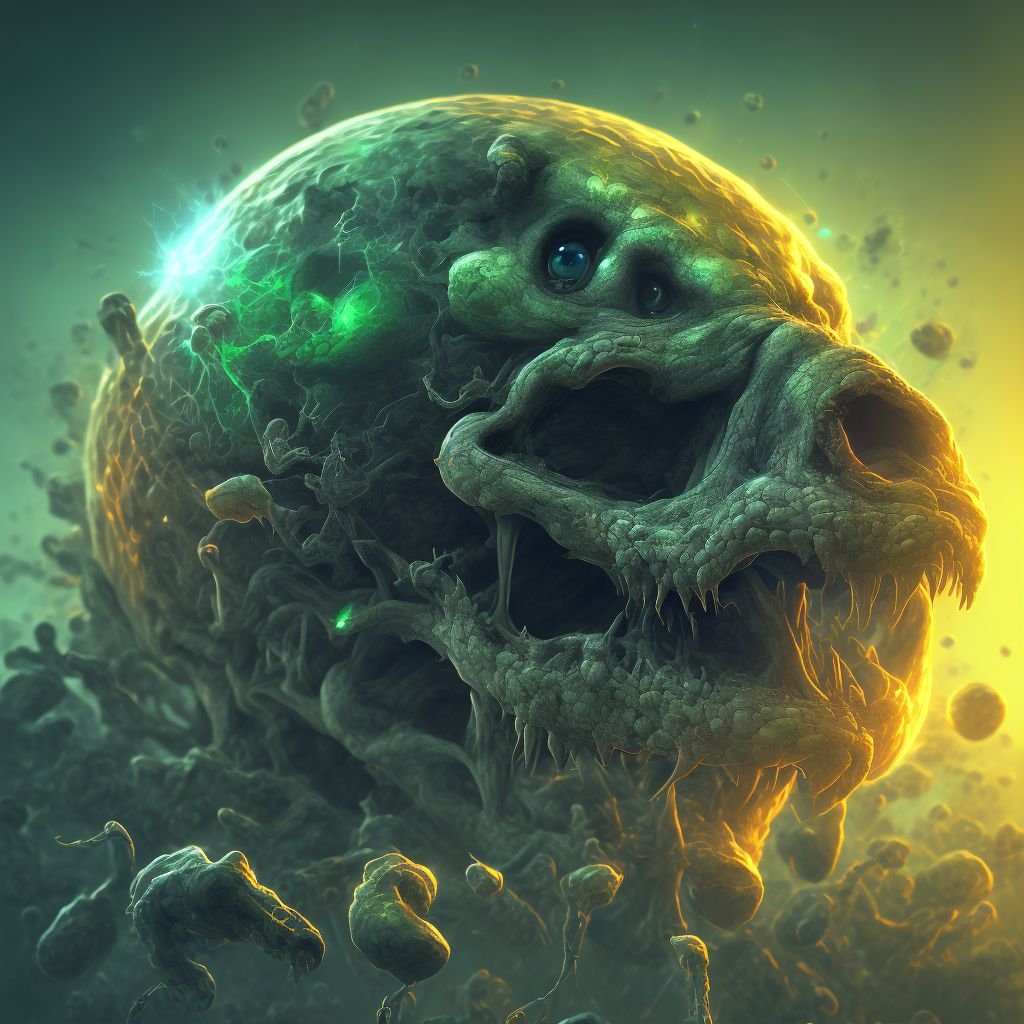 Cellulocutaneous plague digital illustration