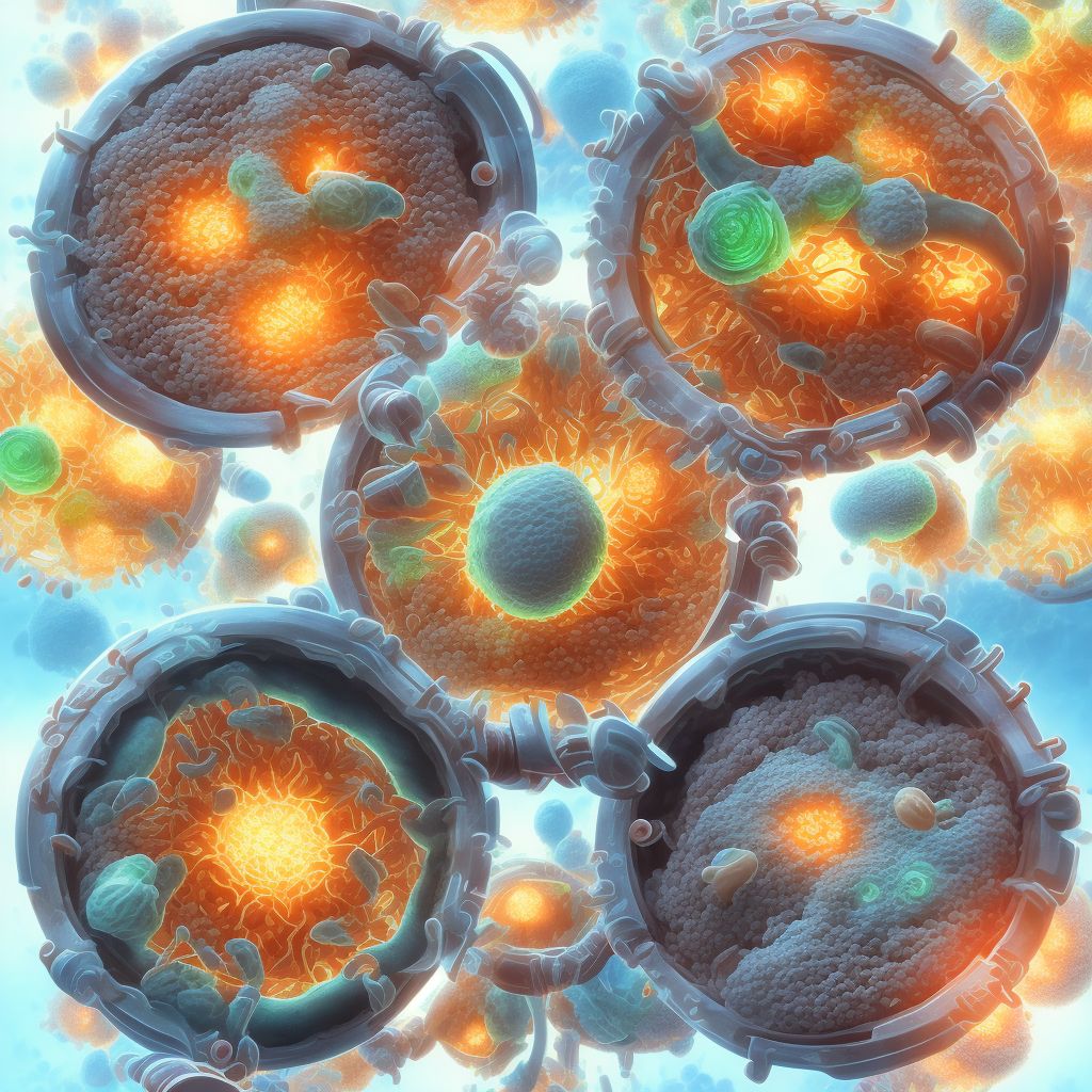 Oculoglandular listeriosis digital illustration