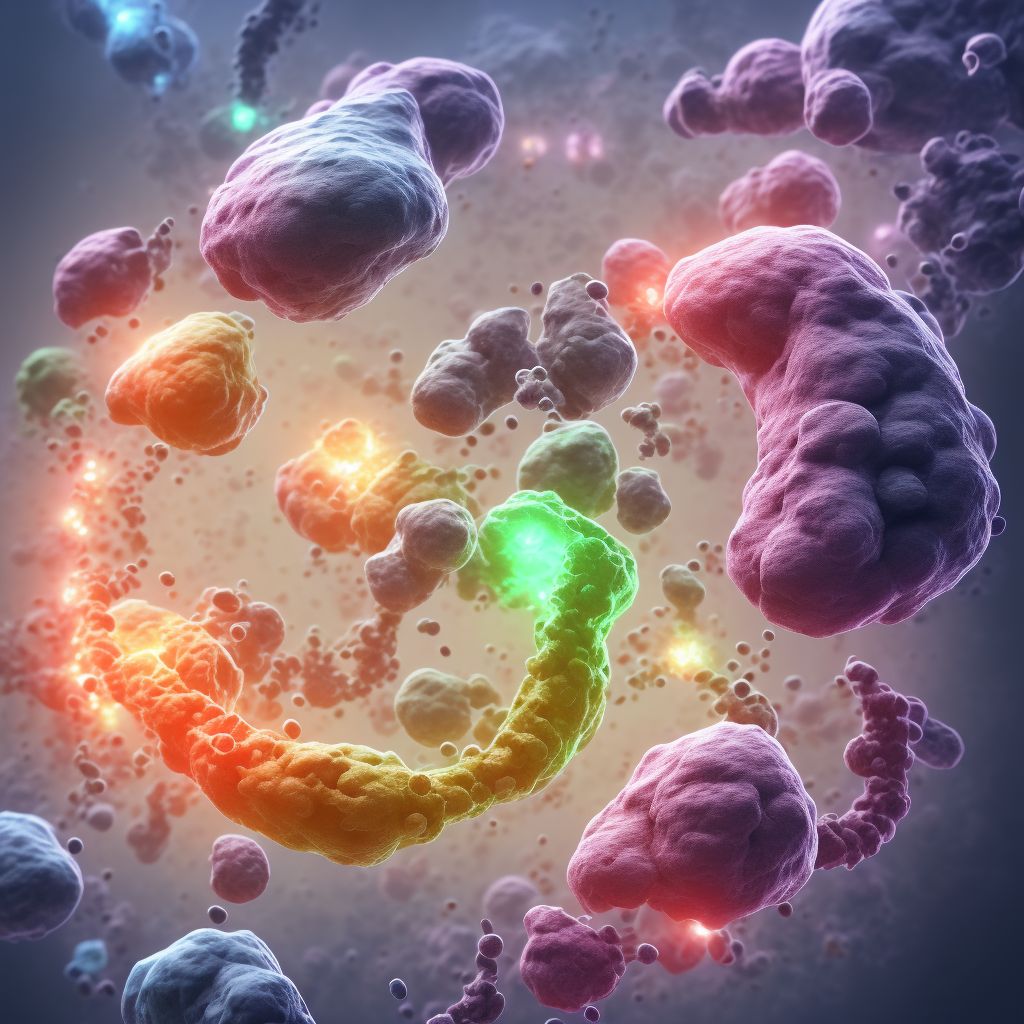 Diphtheritic tubulo-interstitial nephropathy digital illustration