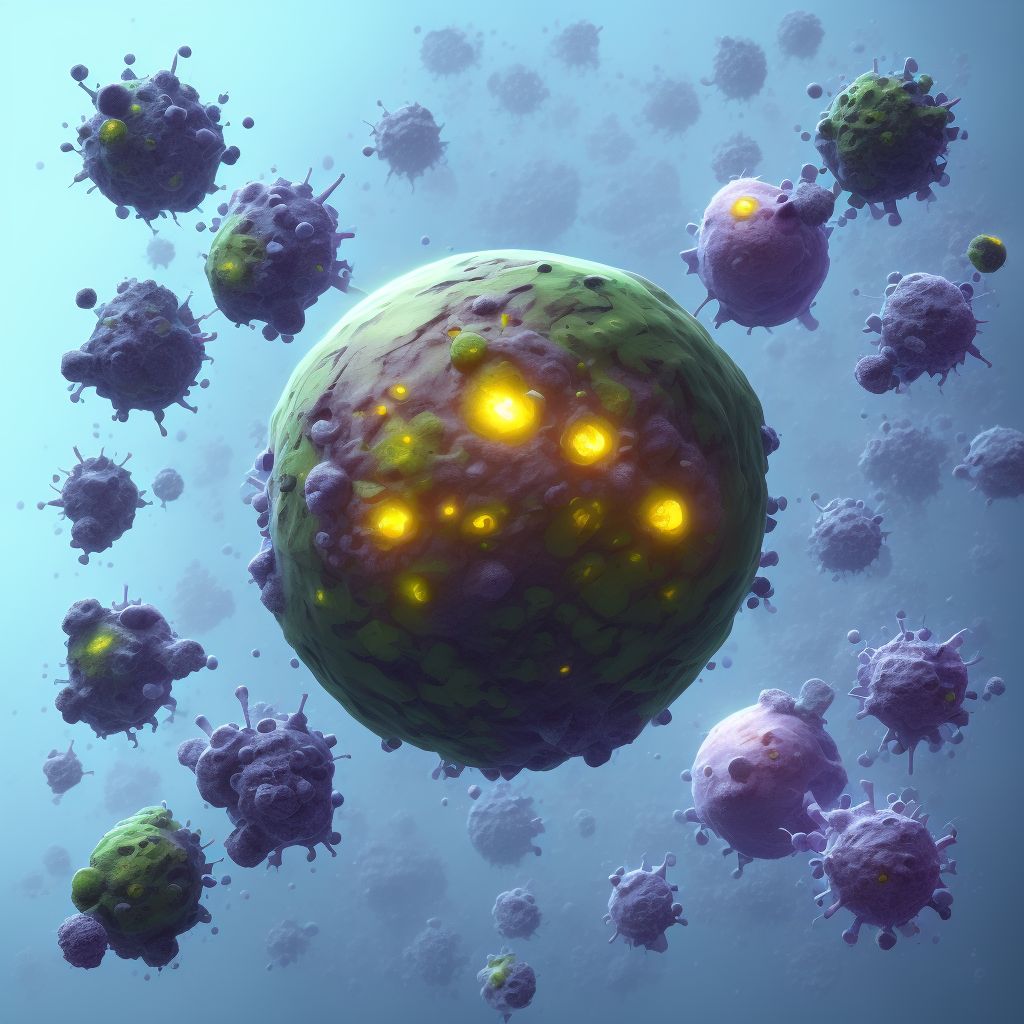 Diphtheria, unspecified digital illustration