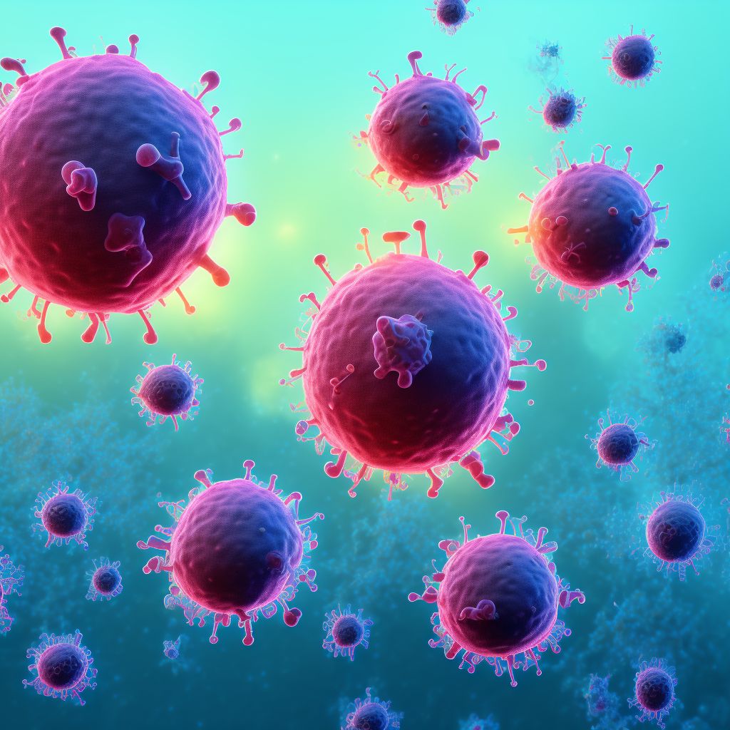 Ebola virus disease digital illustration