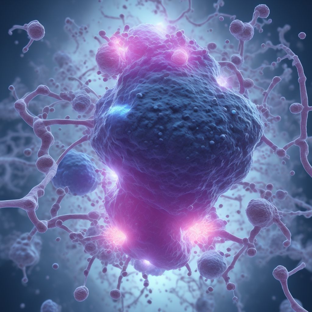Varicella without complication digital illustration