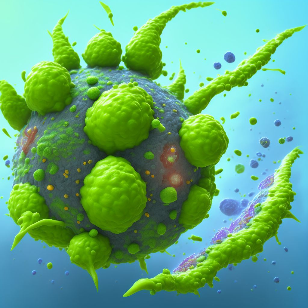 Plantar wart digital illustration