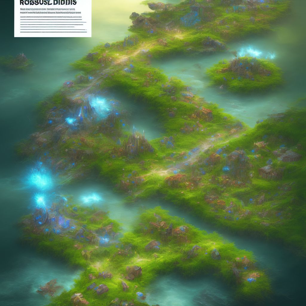 Ross River disease digital illustration