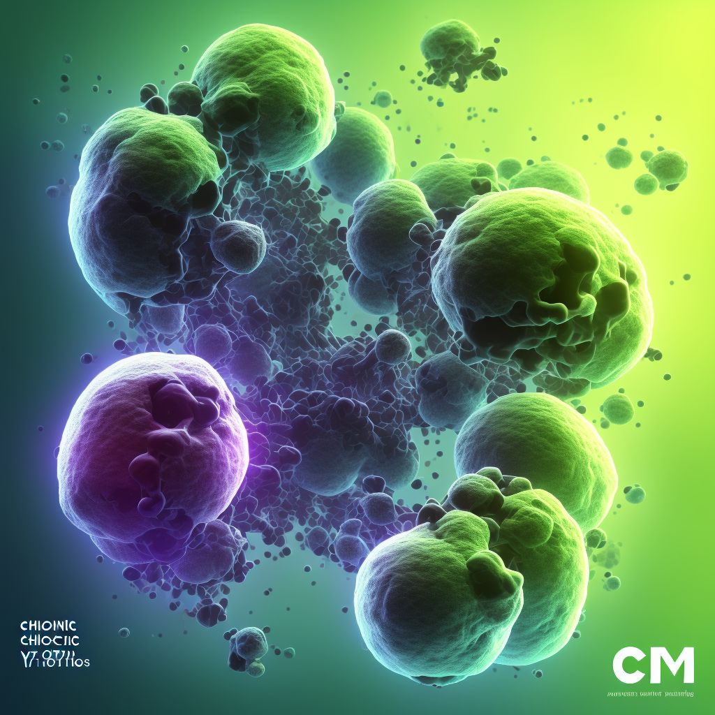 Chronic pulmonary coccidioidomycosis digital illustration