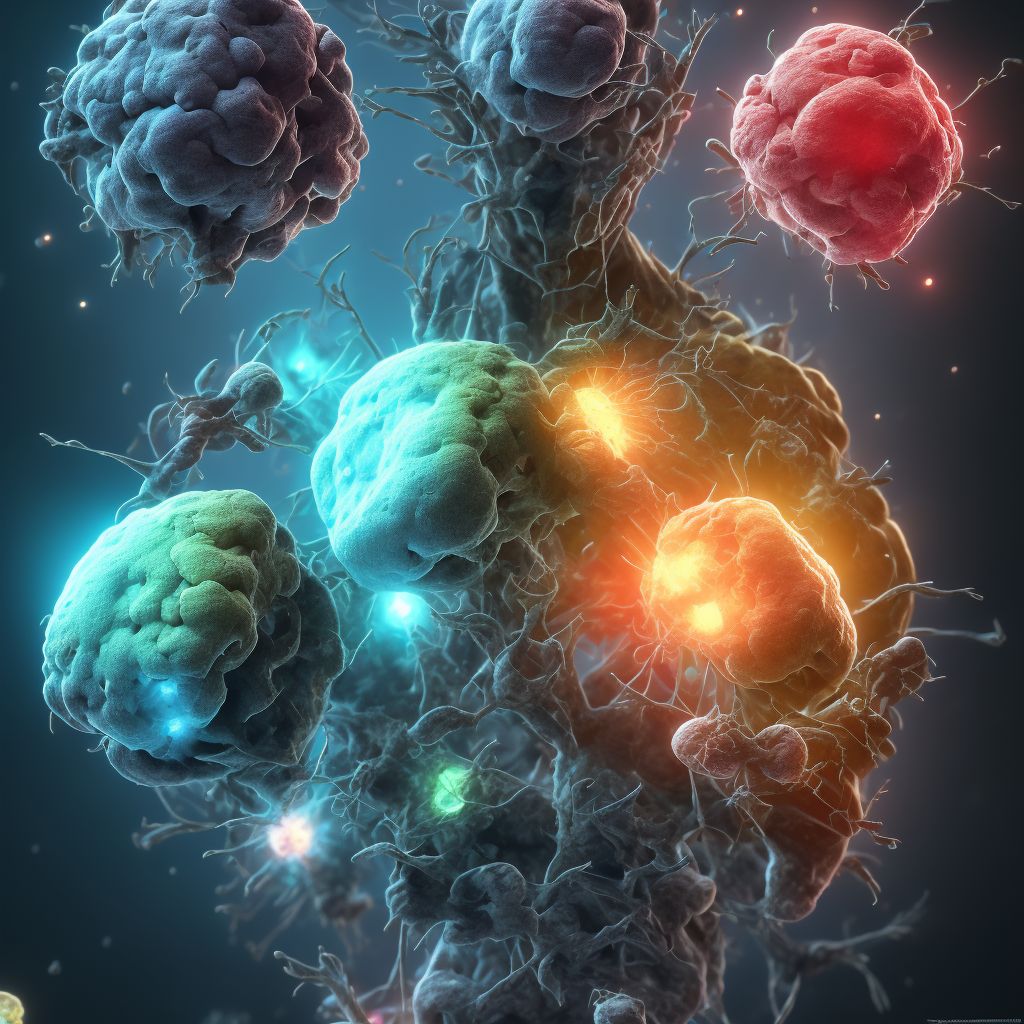 Cutaneous blastomycosis digital illustration