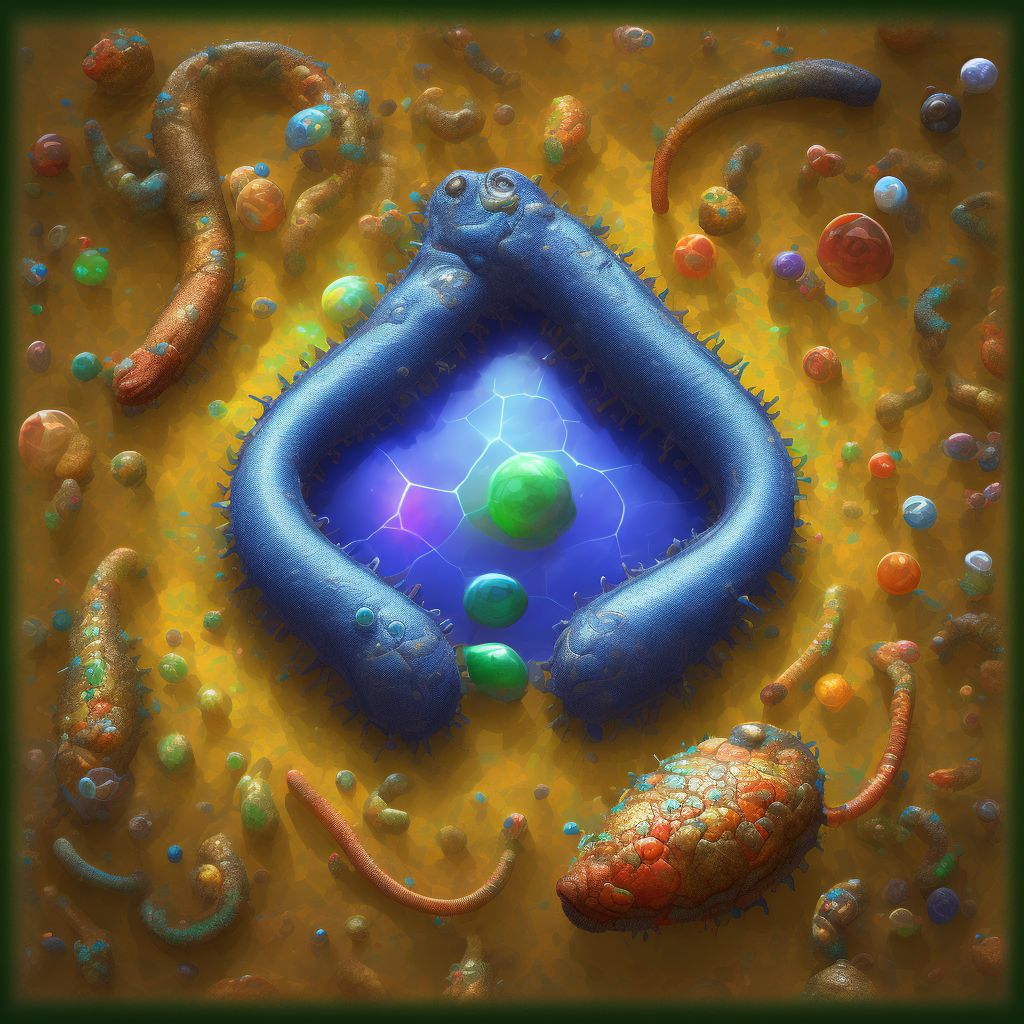 African trypanosomiasis, unspecified digital illustration
