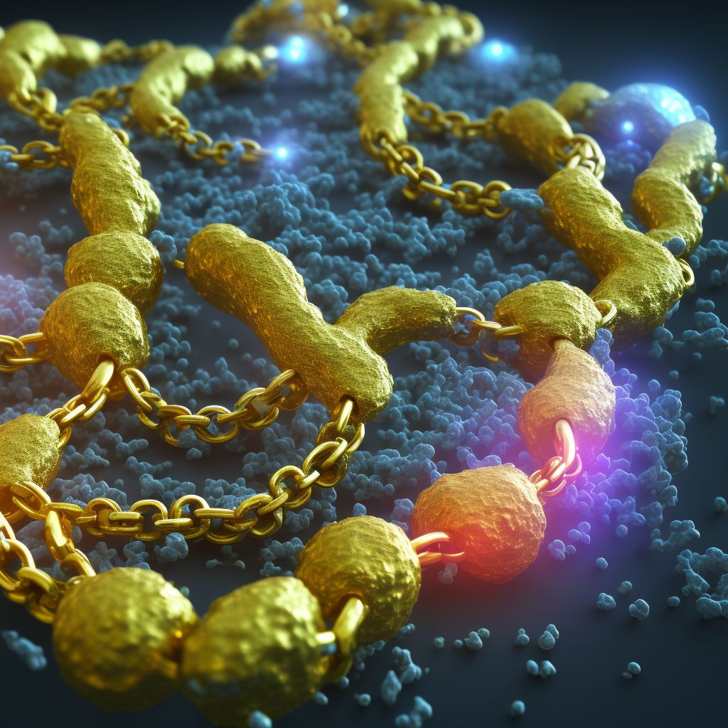 Long chain/very long chain acyl CoA dehydrogenase deficiency digital illustration