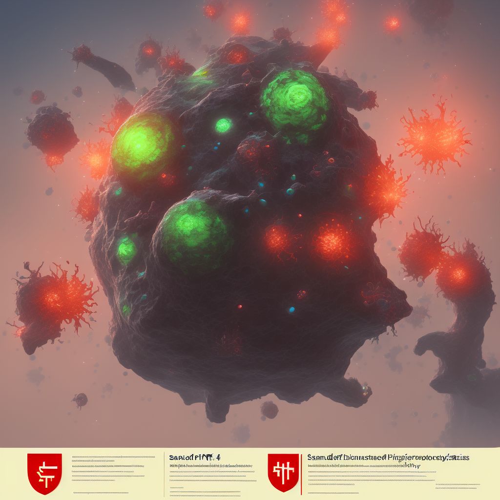 Sandhoff disease digital illustration