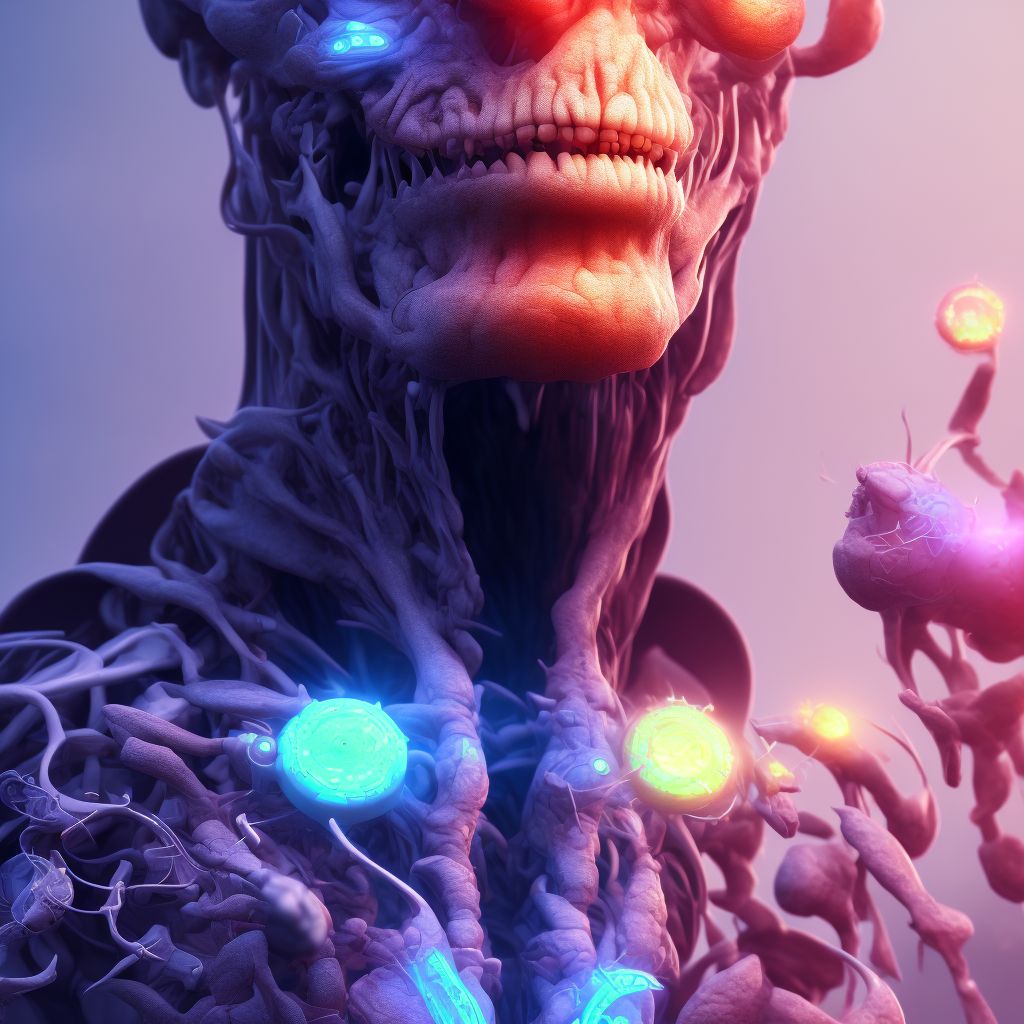 MELAS syndrome digital illustration