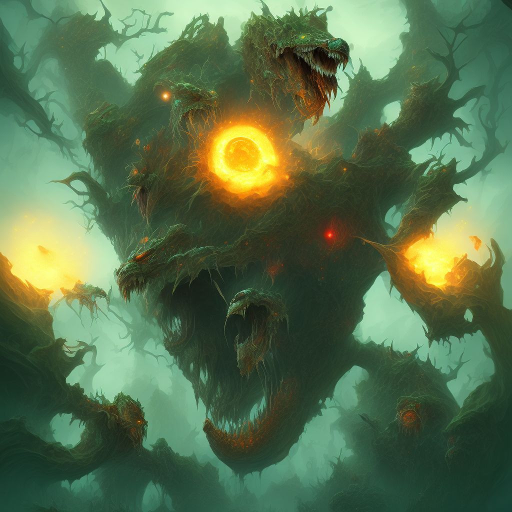 Sleep terrors [night terrors] digital illustration