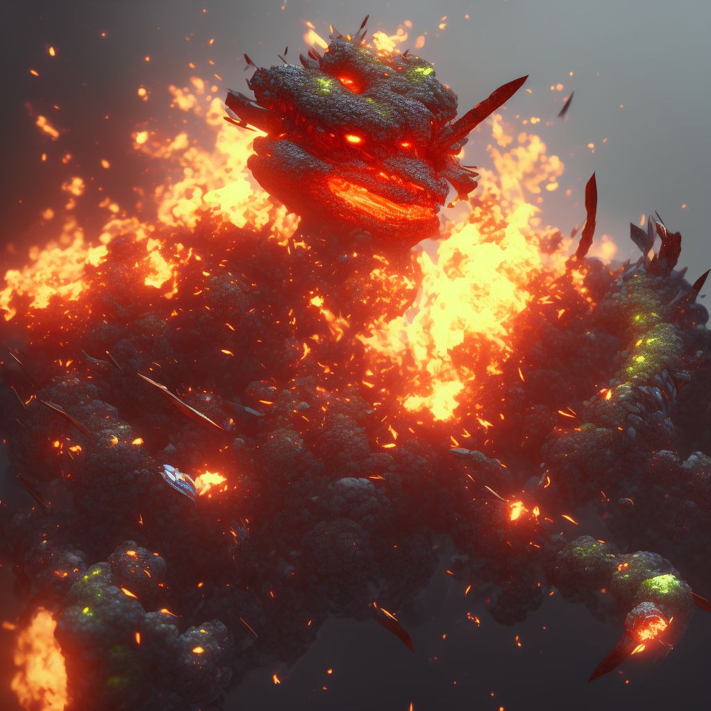 Pyromania digital illustration