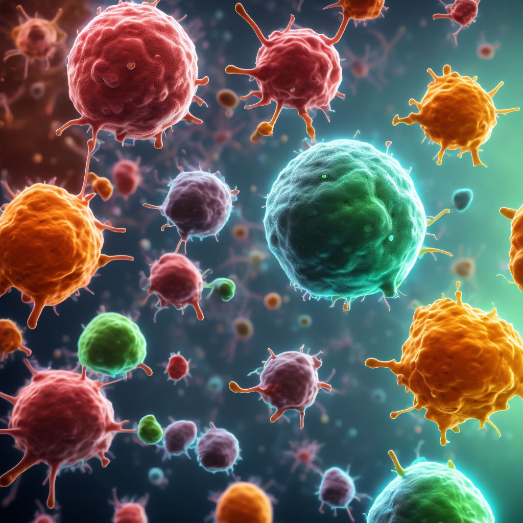 Hemophilus meningitis digital illustration