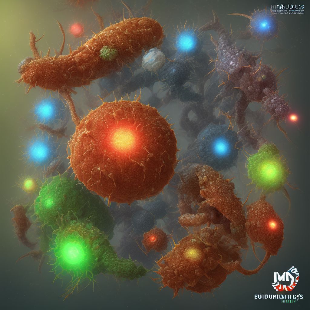 External hirudiniasis digital illustration