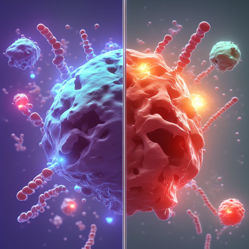 Postmeningococcal arthritis digital illustration