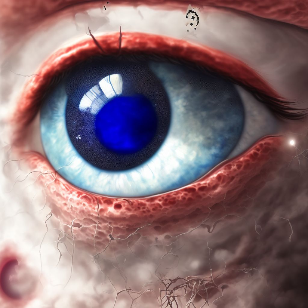 Gonococcal infection of eye, unspecified digital illustration