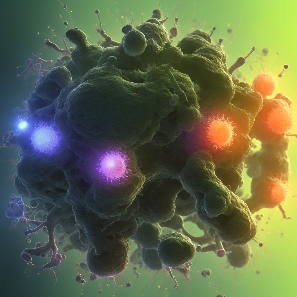 Chlamydial infection of anus and rectum digital illustration