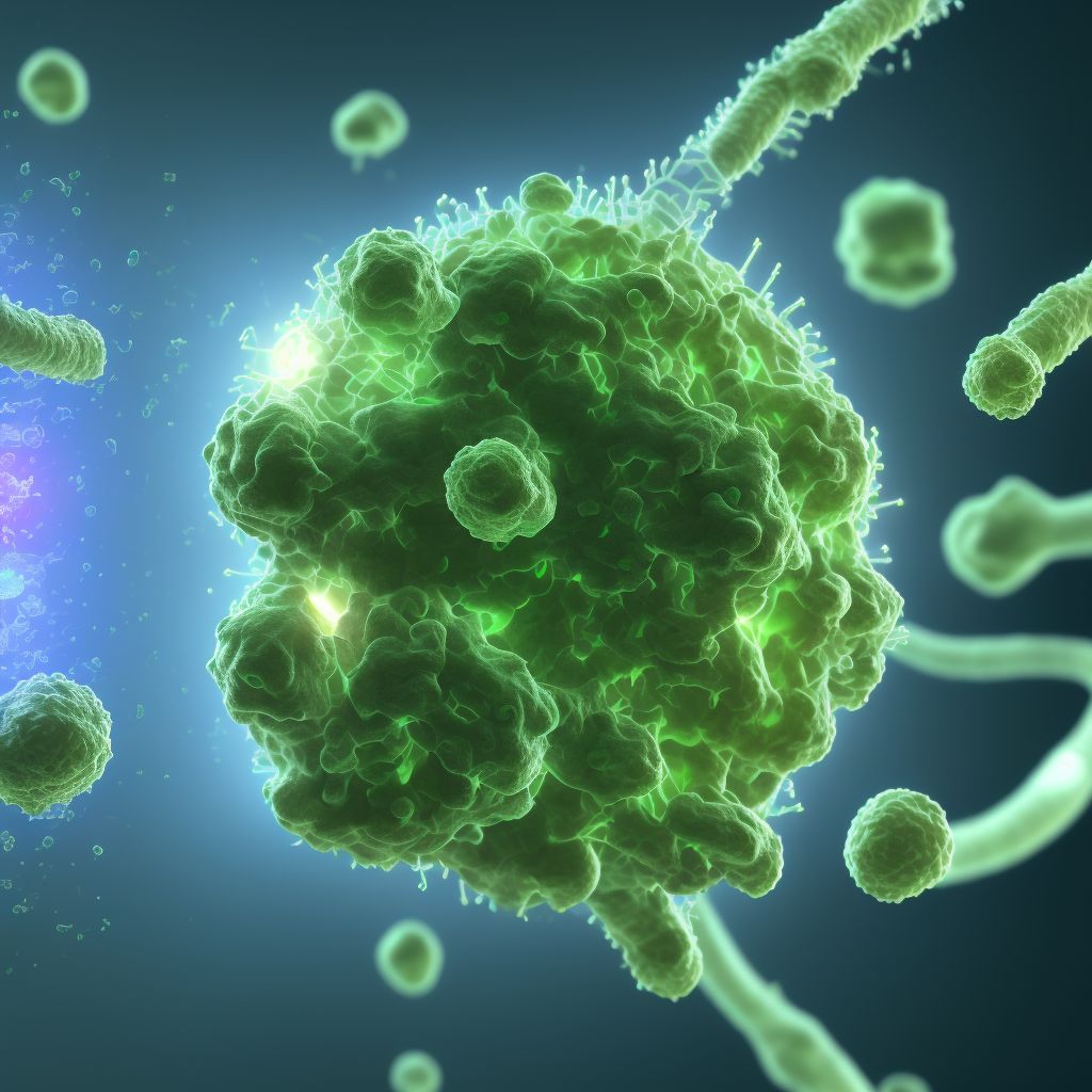 Herpesviral infection of penis digital illustration