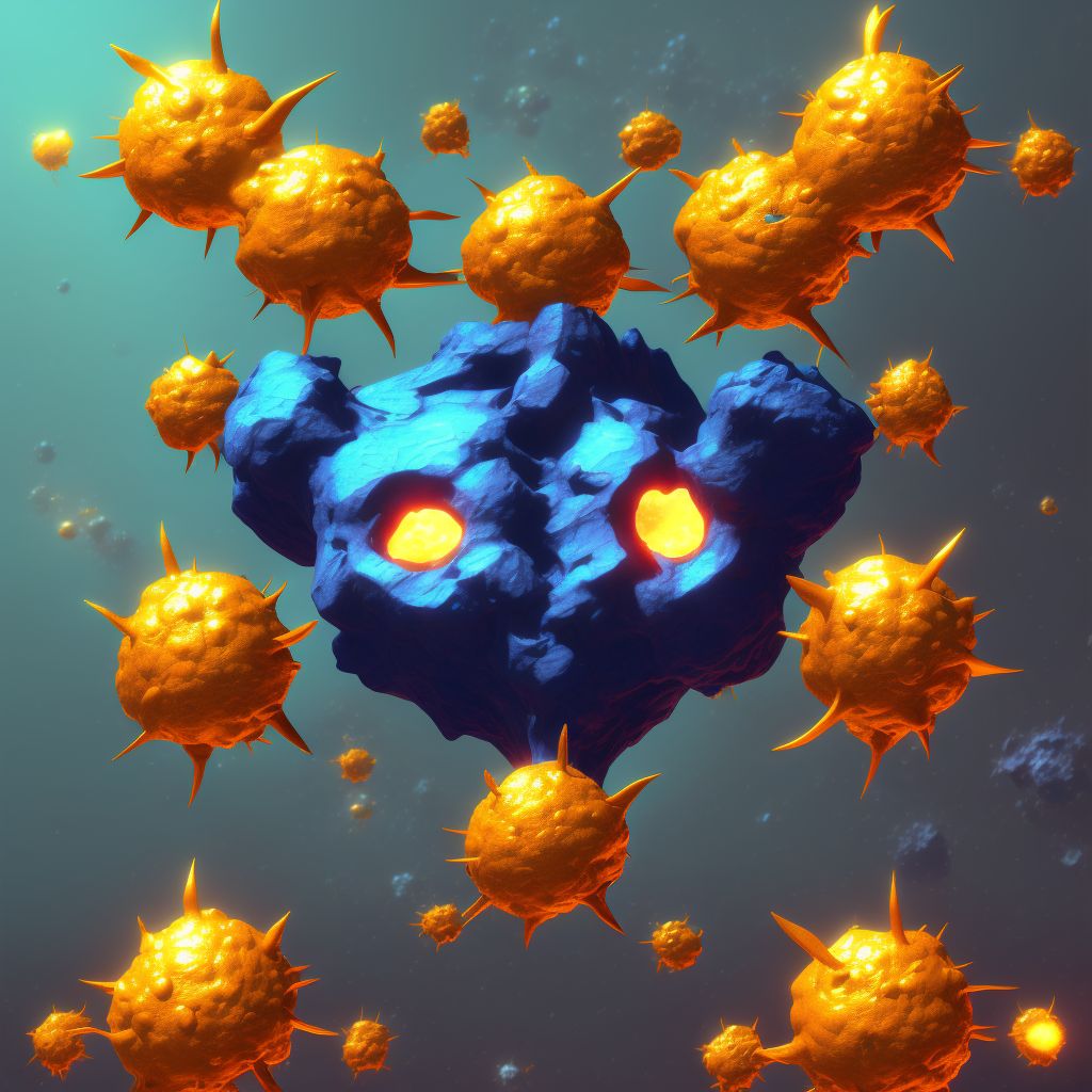 Myositis in cysticercosis digital illustration