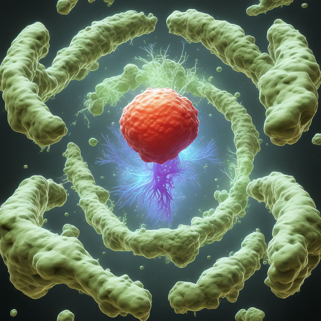 Malignant neoplasm of lip, unspecified, inner aspect digital illustration